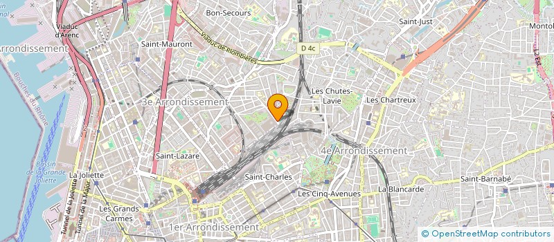 localisation de l'entreprise ORGANISME GESTIONNAIRE DU CENTRE DE FORMATION D APPRENTIS DES METIERS DU SPECTACLE à MARSEILLE