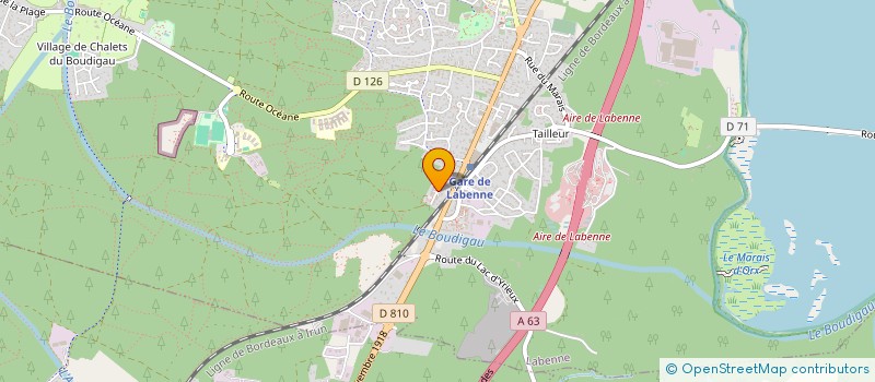 localisation de l'entreprise ORGANISME INTERNATIONAL DES SPORTS ET DE L'EAU à LABENNE