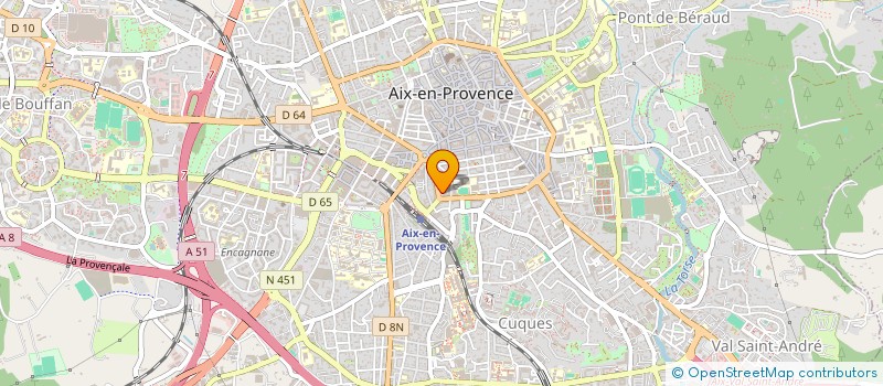 localisation de l'entreprise ORGANISME MEDICAL DE FORMATION CONTINUE DES BOUCHES DU RHONE à AIX-EN-PROVENCE