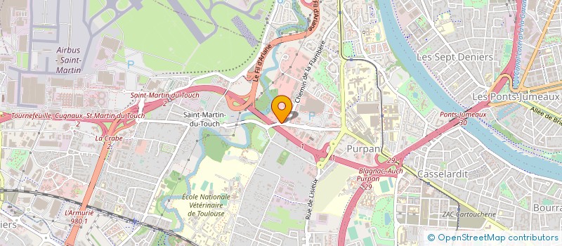 localisation de l'entreprise ORGANISME MIXTE DE GESTION AGREE APROBA à TOULOUSE