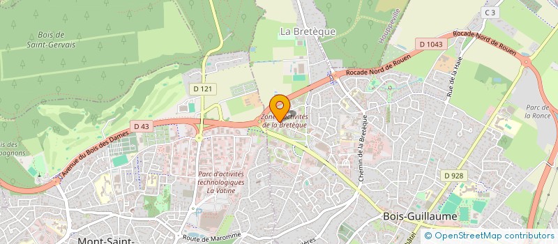 localisation de l'entreprise ORGANISME MIXTE DE GESTION AGREE DE NORMANDIE à BOIS-GUILLAUME