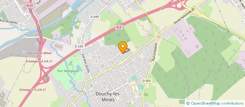 localisation de l'entreprise ORGANISME MOBILE DE SECOURS ET D'ASSISTANCE DU NORD à DOUCHY-LES-MINES