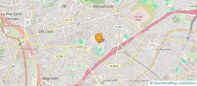 localisation de l'entreprise ORGANISME PREPA PRESTATION EN FORMATION à BAGNOLET