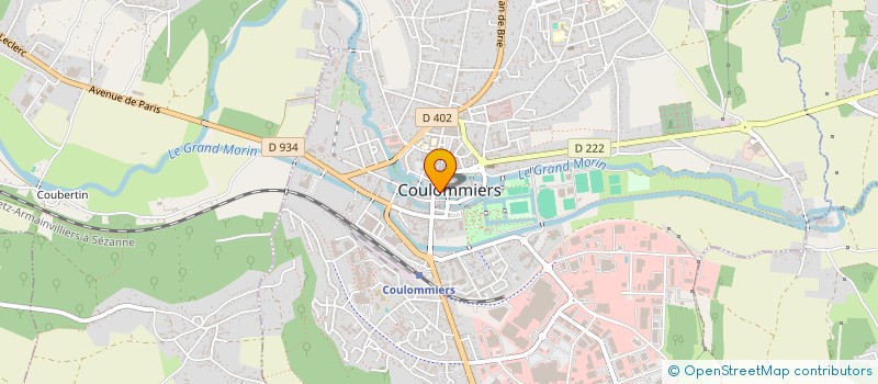 localisation de l'entreprise ORGANISME REFLEXIONS ETUDES AMENAGEMENT à COULOMMIERS