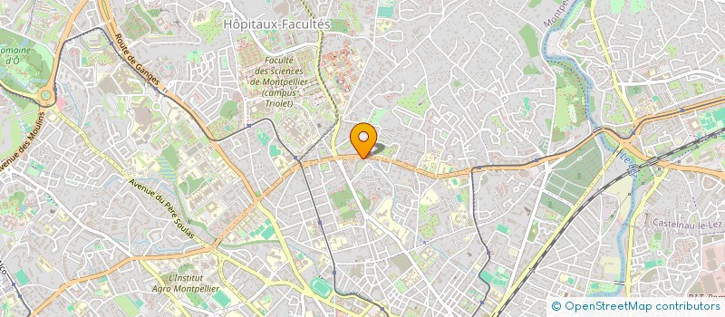 localisation de l'entreprise ORGANISME UNIVERS PLONGEE SUBAQUATIQUE à MONTPELLIER