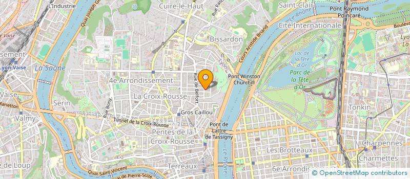 localisation de l'entreprise ORGANISME VACANCES POUR ENFANT à LYON