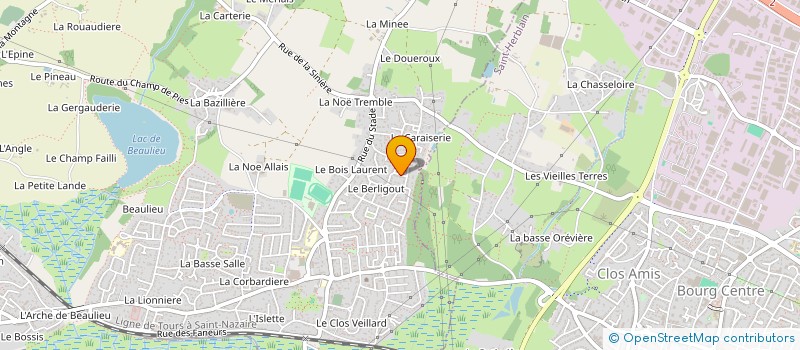 localisation de l'entreprise ORGANIZ TA BOITE à COUERON