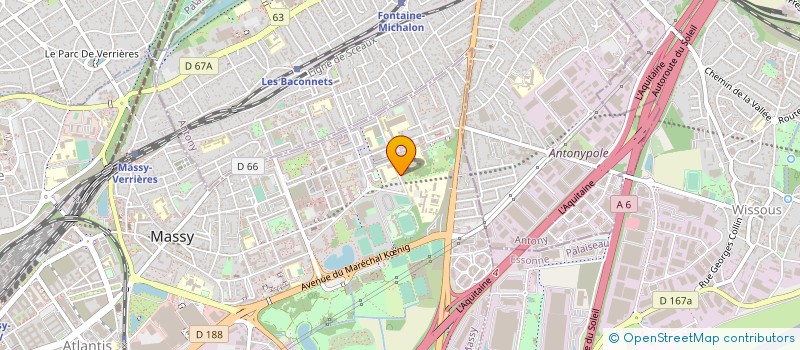 localisation de l'entreprise ORGANSA CONCEPT à MASSY