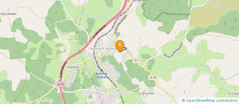 localisation de l'entreprise ORGANZA  PEYRE EN AUBRAC