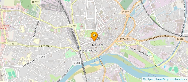 localisation de l'entreprise ORGANZA-OPALINE à NEVERS
