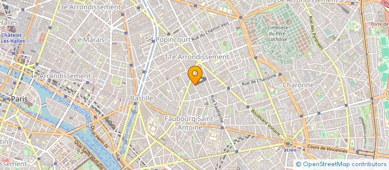 localisation de l'entreprise ORGASTA  PARIS