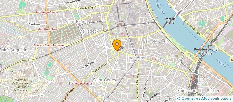 localisation de l'entreprise ORGATEC  BORDEAUX