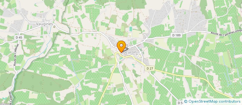 localisation de l'entreprise ORGATERRE  CUCURON