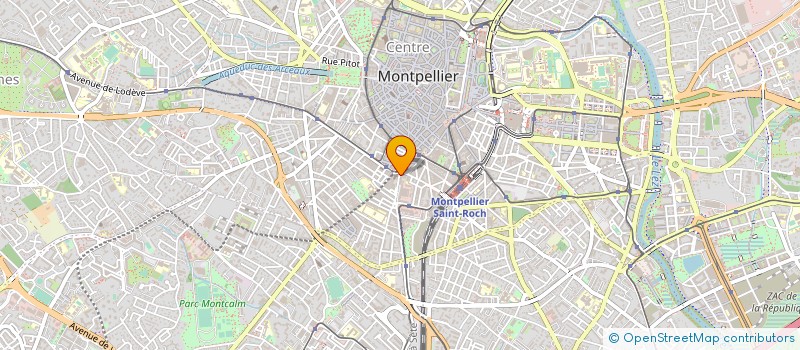 localisation de l'entreprise ORGAZ MARIE-ANGE ET BEC DIDIER à MONTPELLIER