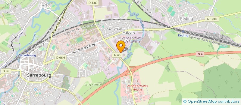 localisation de l'entreprise ORGE ET HOUBLON SARREBOURG à SARREBOURG