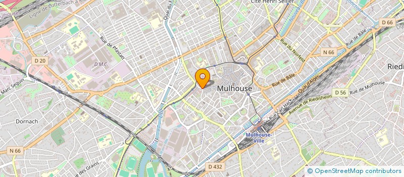 localisation de l'entreprise ORGE & HOUBLON MULHOUSE  MULHOUSE