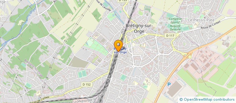 localisation de l'entreprise ORGEBUS à BRETIGNY-SUR-ORGE