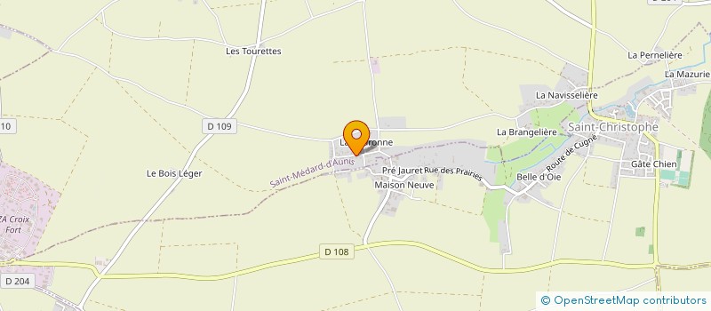 localisation de l'entreprise ORGEFIA  SAINT-MEDARD-D'AUNIS