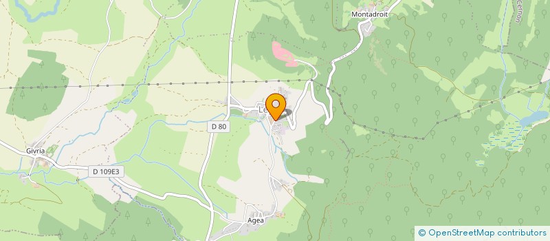 localisation de l'entreprise ORGELET FIGHT CLUB (OFC)  VALZIN EN PETITE MONTAGNE