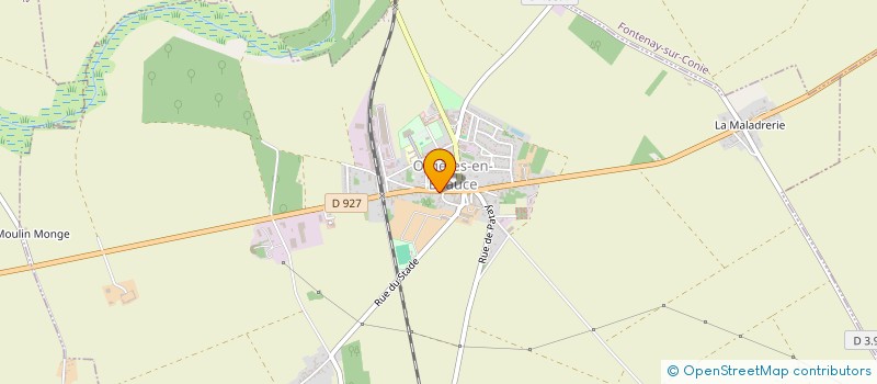 localisation de l'entreprise ORGERES AMBULANCES à ORGERES-EN-BEAUCE