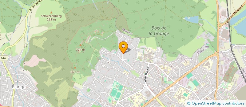localisation de l'entreprise ORGERIE AC2DF à THIONVILLE