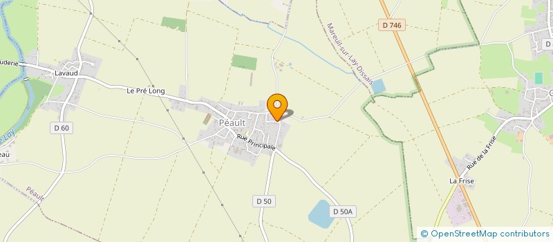 localisation de l'entreprise ORGERIT  PEAULT
