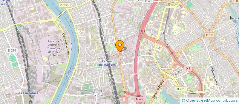 localisation de l'entreprise ORGETECH  CHARENTON-LE-PONT