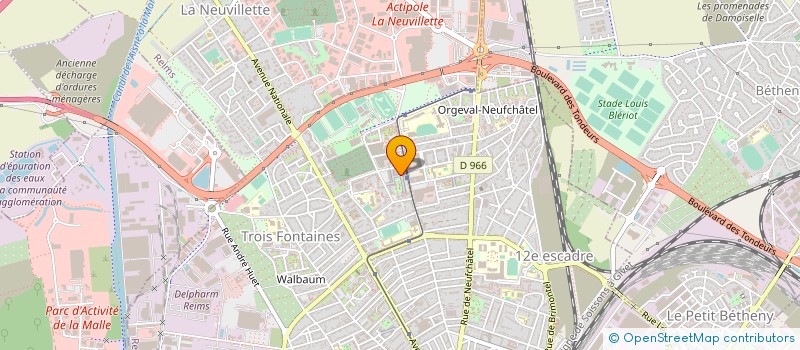 localisation de l'entreprise ORGEVAL MARKET  REIMS