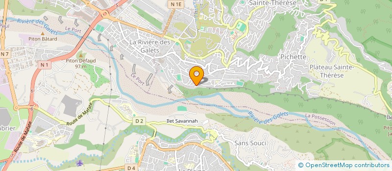 localisation de l'entreprise ORGHOM à LA POSSESSION