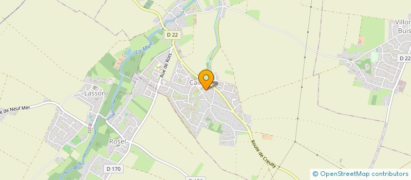 localisation de l'entreprise ORGSI CONSEIL  CAIRON