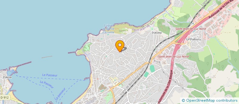 localisation de l'entreprise ORGUE A SAINT JEAN DE LUZ  SAINT-JEAN-DE-LUZ