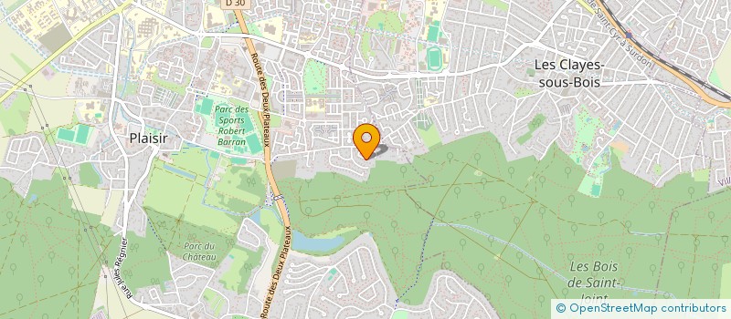 localisation de l'entreprise ORGUE EN CHANTEURS à PLAISIR