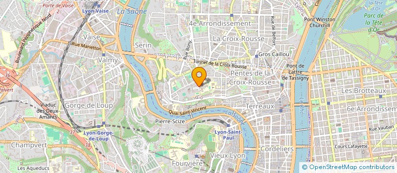 localisation de l'entreprise ORGUE ET CHORALE A SAINT BRUNO à LYON