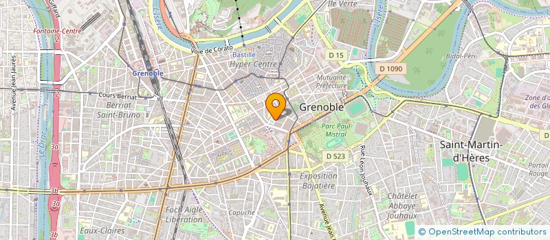 localisation de l'entreprise ORGUE ET MUSIQUE SACREE A LA BASILIQUE SAINT-JOSEPH DE GRENOBLE  GRENOBLE