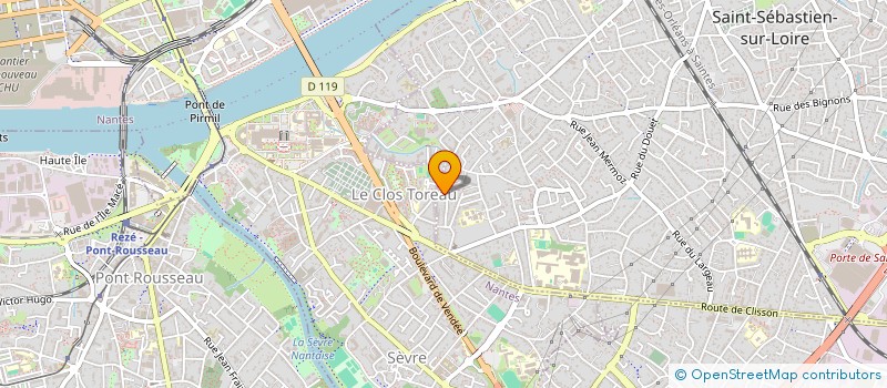 localisation de l'entreprise ORGUE POUR TOUS à SAINT-SEBASTIEN-SUR-LOIRE