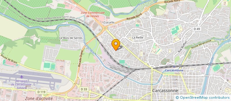 localisation de l'entreprise ORGUES EN BASTIDE ST LOUIS ET BARBACANE à CARCASSONNE