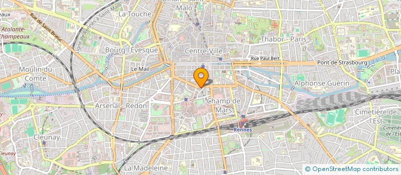 localisation de l'entreprise ORH GESTION à RENNES