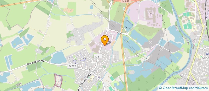 localisation de l'entreprise ORHAN  ALLONNES