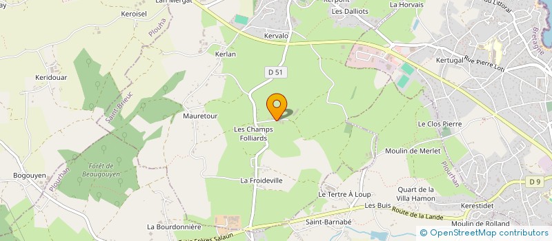 localisation de l'entreprise ORHAN C.  TREVENEUC