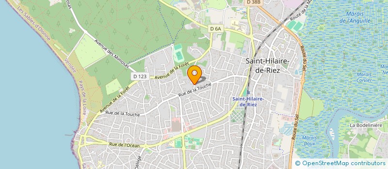 localisation de l'entreprise ORHIZON  SAINT-HILAIRE-DE-RIEZ