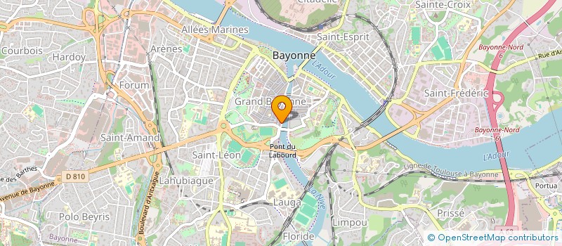 localisation de l'entreprise ORHY à BAYONNE