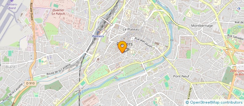 localisation de l'entreprise ORI à POITIERS