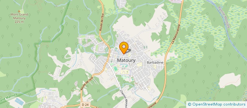 localisation de l'entreprise ORI'DANCE à MATOURY
