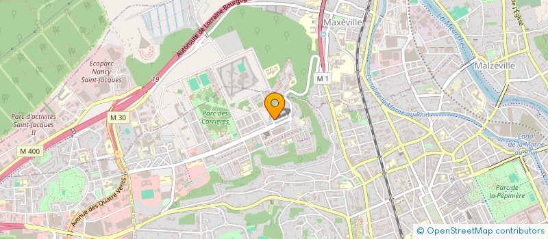 localisation de l'entreprise ORIA  NANCY