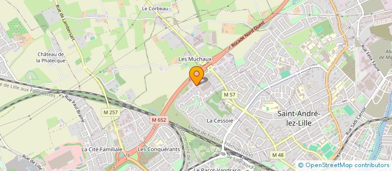localisation de l'entreprise ORIA AMIENS à LAMBERSART