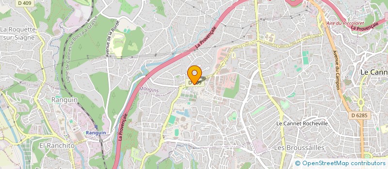 localisation de l'entreprise ORIA CASSANDRA à LE CANNET