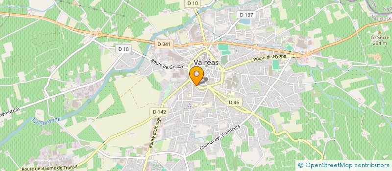 localisation de l'entreprise ORIAL PROVENCE à VALREAS