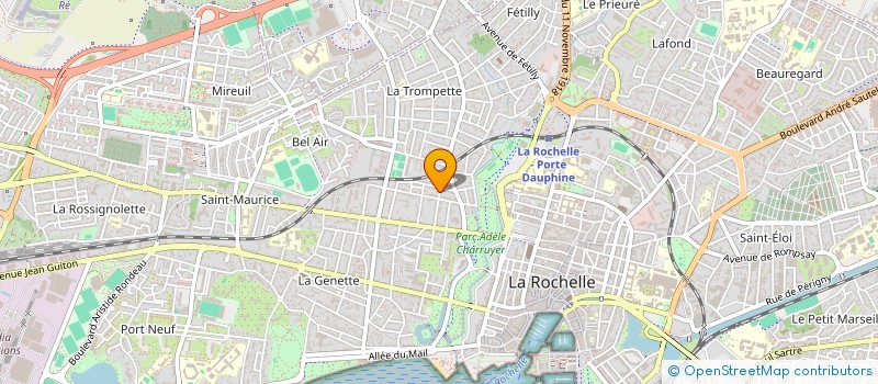 localisation de l'entreprise ORIALYS  LA ROCHELLE