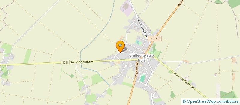 localisation de l'entreprise ORIAN II à CHILLEURS-AUX-BOIS