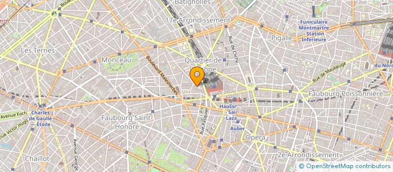 localisation de l'entreprise ORIANA à PARIS